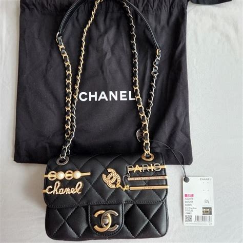 chanel bag with charms|chanel handbags with charms.